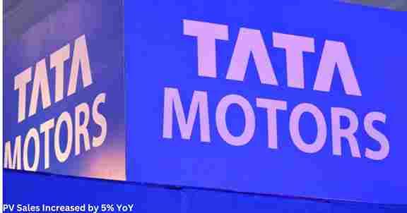 Tata Motors: PV Sales Increased by 5% YoY